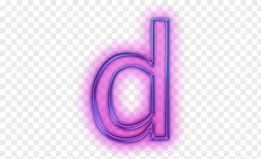 Letter D Combustion Calligraphy Alphabet PNG