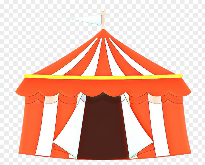 Performance Orange Tent Cartoon PNG