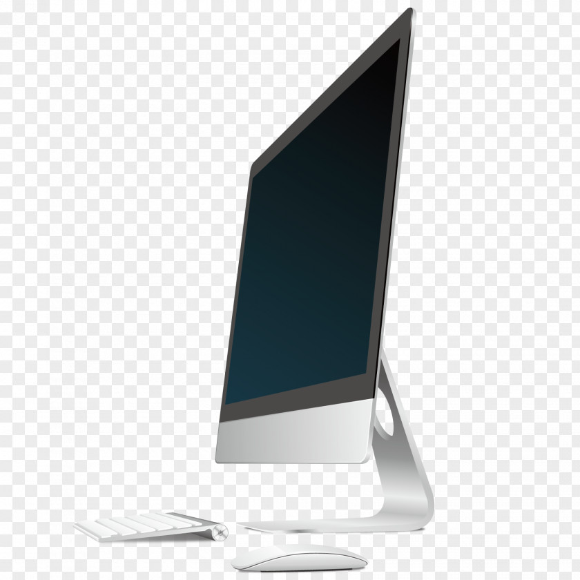 Vector Apple Computer Mouse Monitor Macintosh PNG