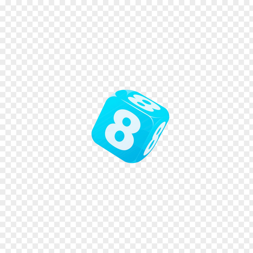 Dice Blue Icon PNG