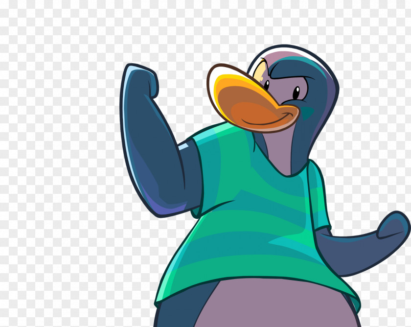 Sleeping Penguin Club Water Bird Blue PNG