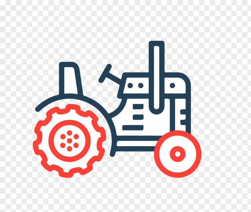 Snow Cart Line Draft Icon Material Agriculture Tractor Farm PNG