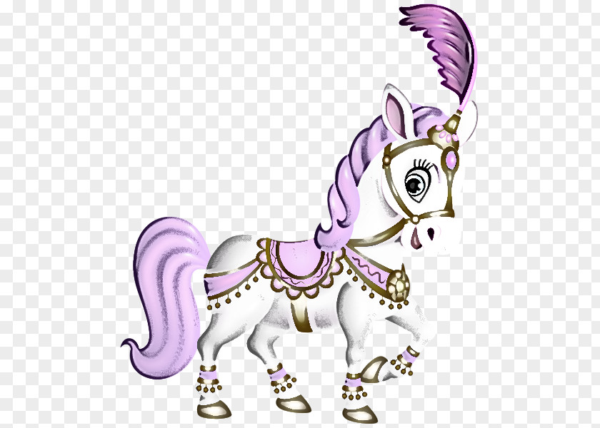 Tail Mane Animal Figure Clip Art Cartoon Fictional Character Violet PNG