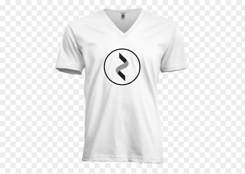 White Short Sleeves T-shirt Product Design Logo Sleeve PNG