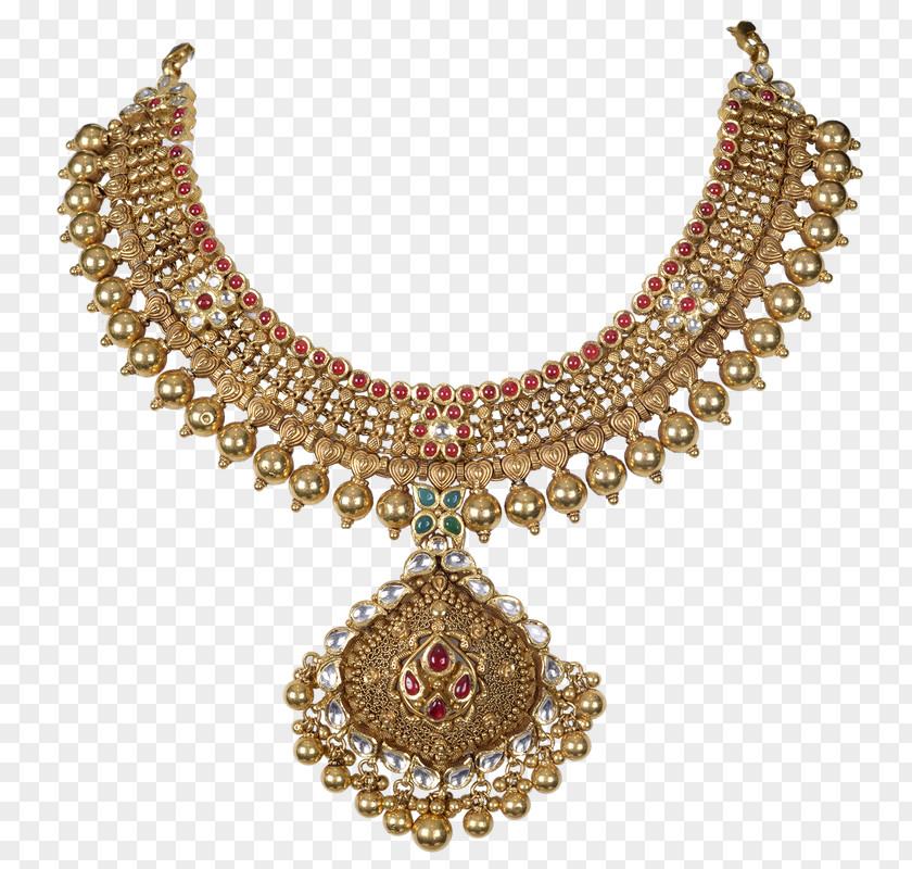 Indian Wedding Jewellery Necklace PNG