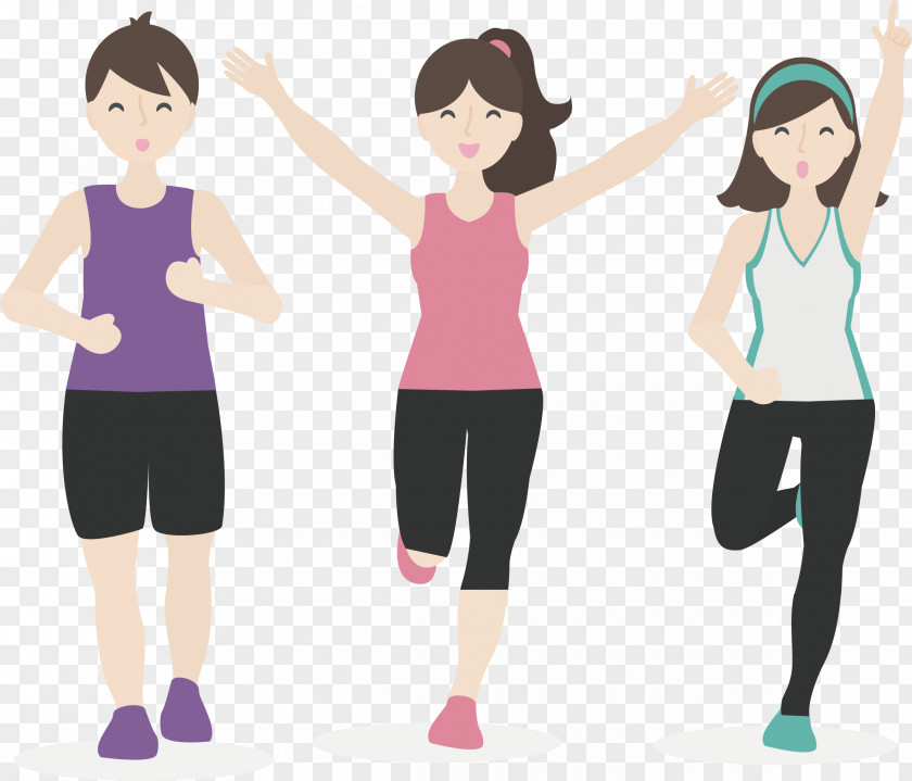 Woman With Clothes Running Image Exercise Vector Graphics PNG