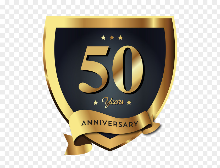 50th Anniversary Logo Vector Graphics Font PNG