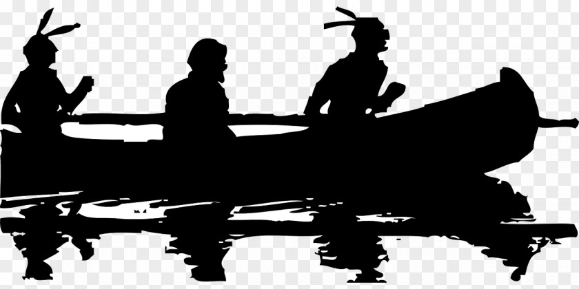 Fishing Boat Canoe Native Americans In The United States Clip Art PNG