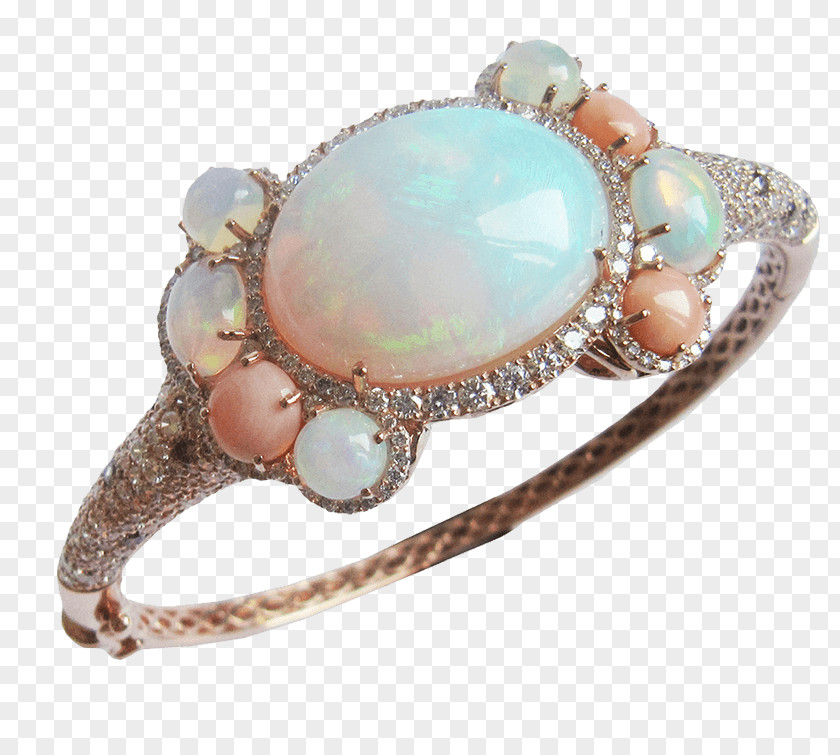 Silver Opal Turquoise Bracelet Jewelry Design PNG