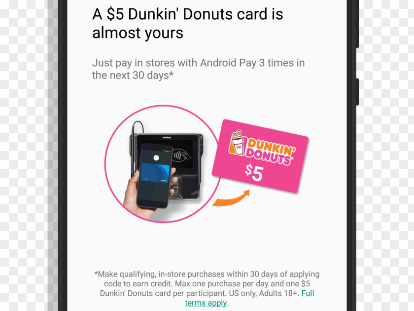 Android Donuts Coffee And Doughnuts Google Pay Gift Card PNG