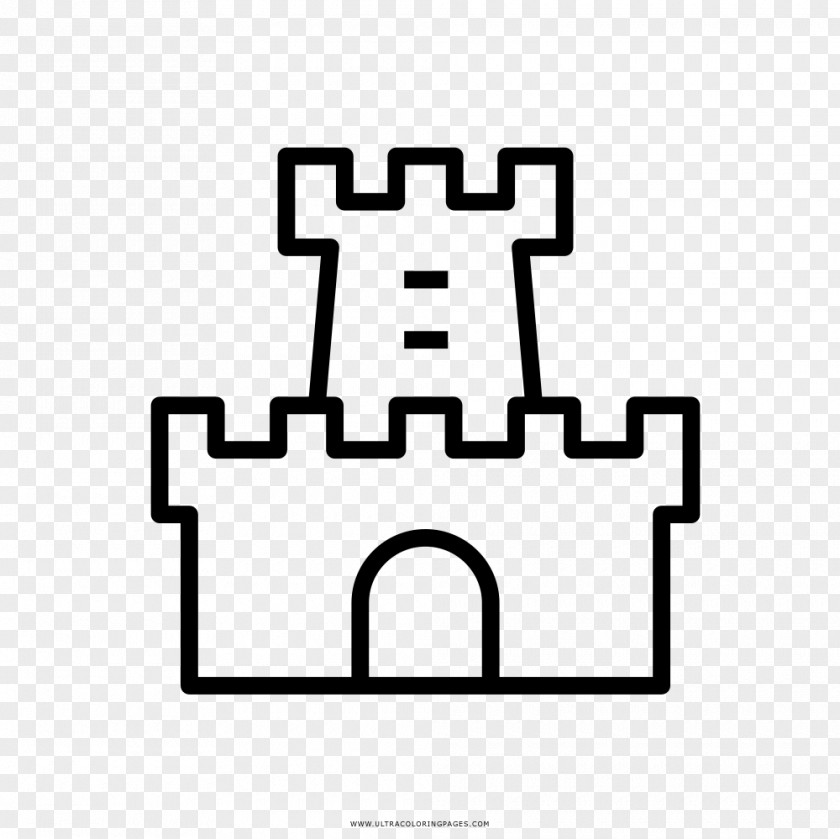 Castle Drawing Sand Art And Play Coloring Book PNG