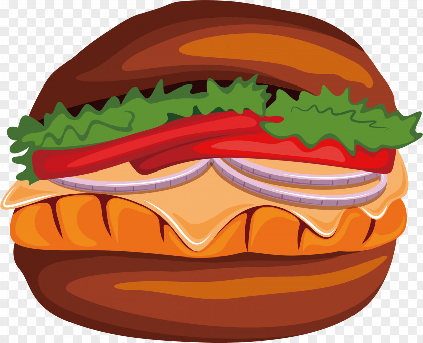Delicious Burger Design Hamburger Cheeseburger Hot Dog Veggie Junk Food PNG