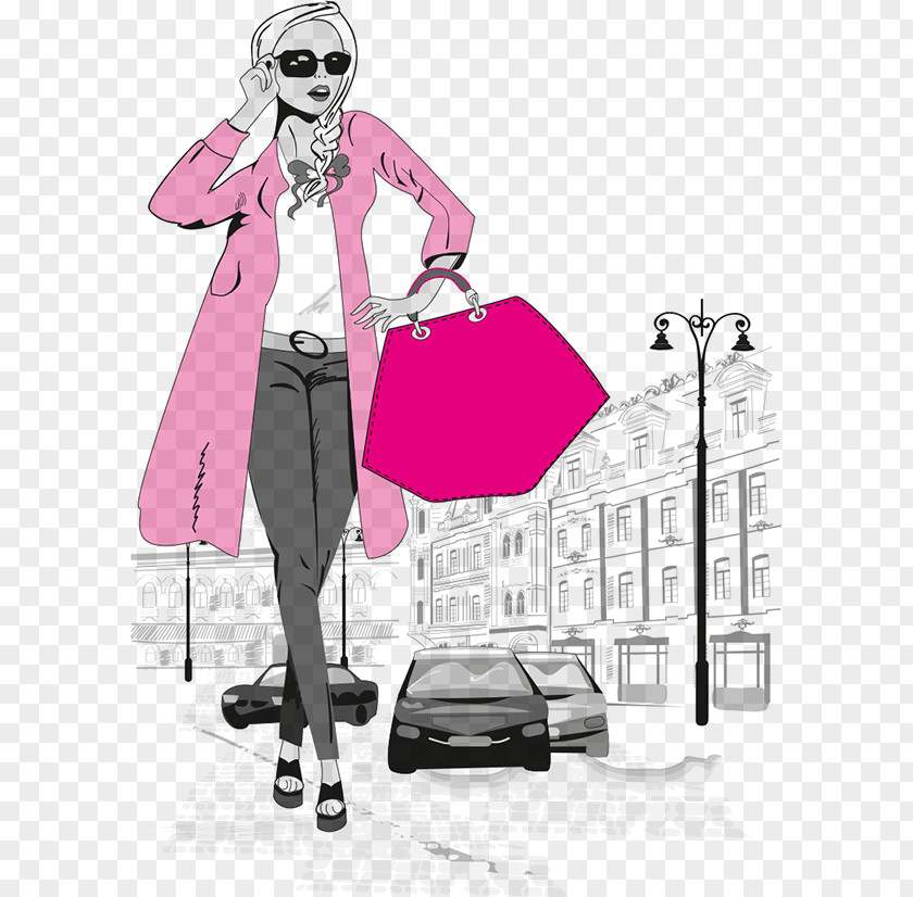 Design Cartoon Fashion Illustration Drawing PNG