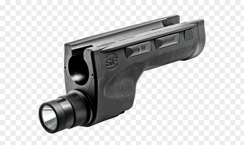 Signature Email Flashlight SureFire Remington Model 870 Shotgun PNG