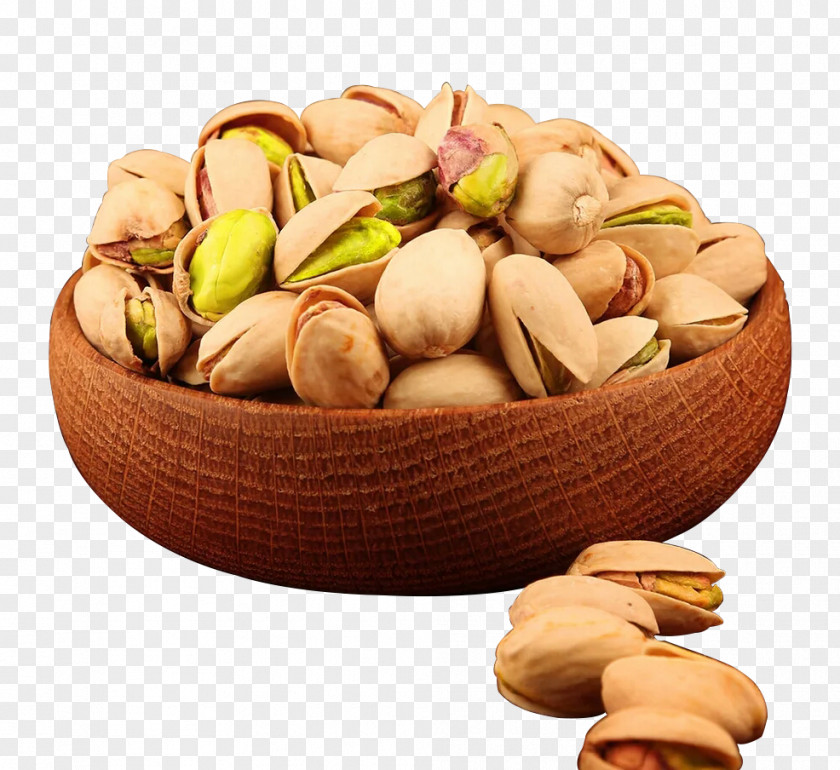 Wooden Bowl Of Pistachios Pistachio Nut PNG