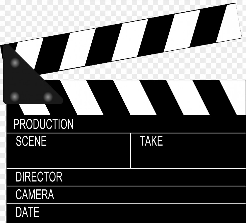 Movie Film Clapperboard Director Clip Art PNG
