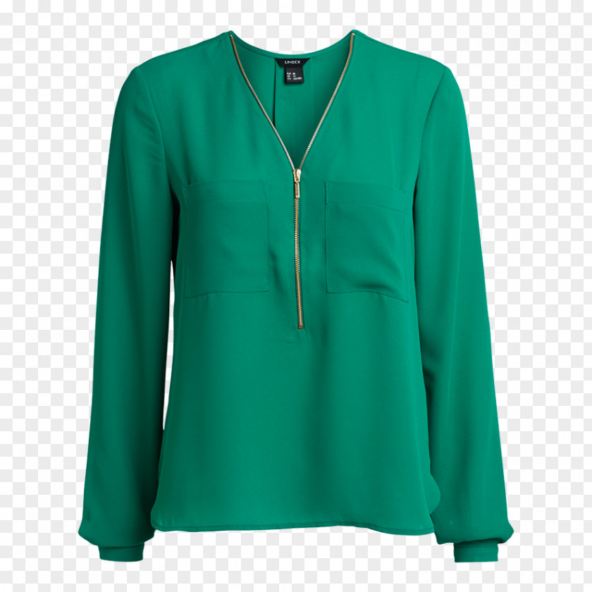 Vibes Blouse Sleeve T-shirt Green Zipper PNG