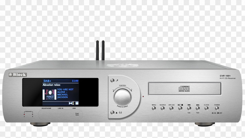 Audio AV Receiver High Fidelity Radio Loudspeaker PNG