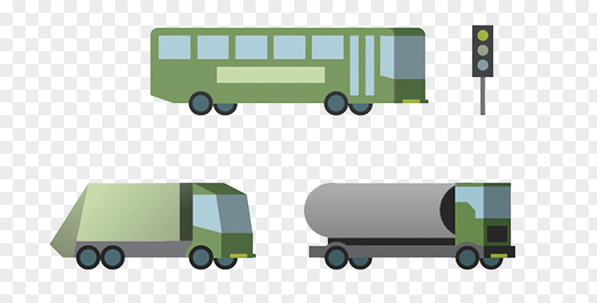 Flat Bus Truck. Car Designer Automotive Design PNG