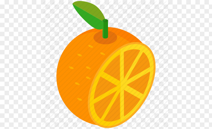 Orange Cartoon Navel Citrus Xd7 Sinensis Fruit Icon PNG