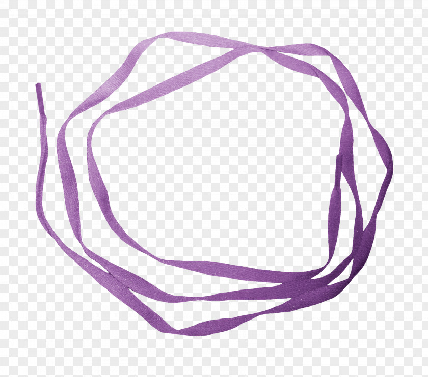 Purple Ribbons Ring Violet Circle PNG