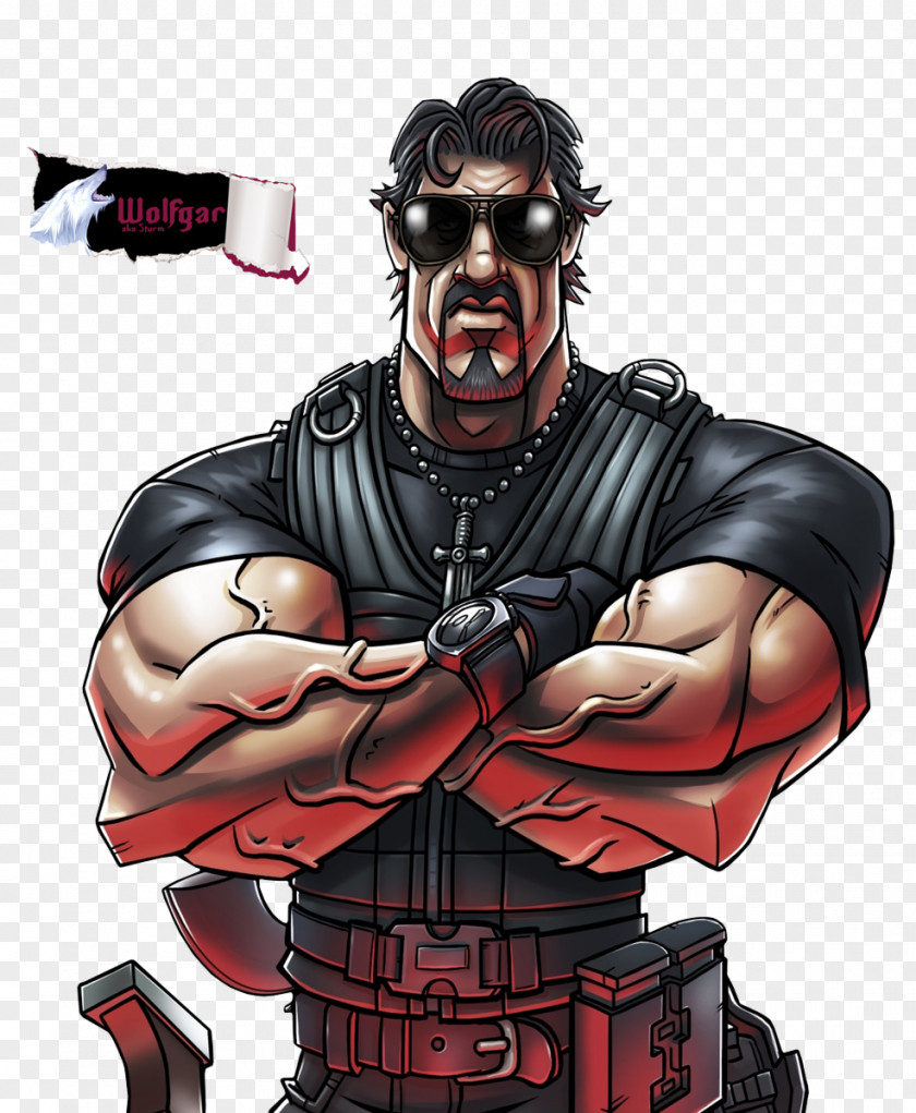 Rambo Sylvester Stallone The Expendables 2 Drawing Wallpaper PNG