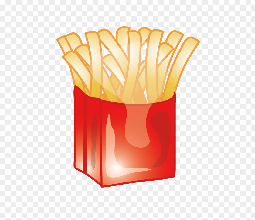 Vector Fries French Hamburger Fast Food Junk PNG