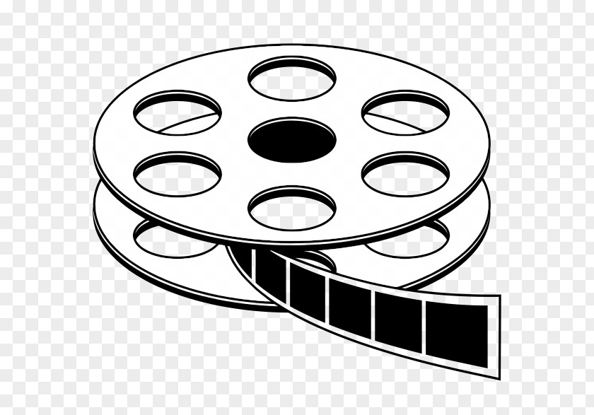 Black And White Reel Film PNG