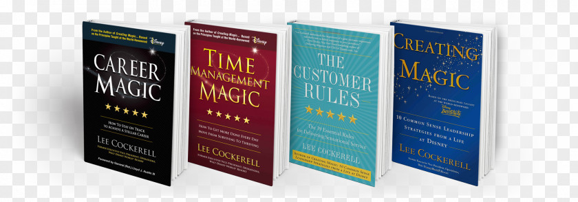 Books Banner Creating Magic: 10 Common Sense Leadership Strategies From A Life At Disney Time Management How To Get More Done Every Day And Move Surviving Thriving The Walt Company PNG