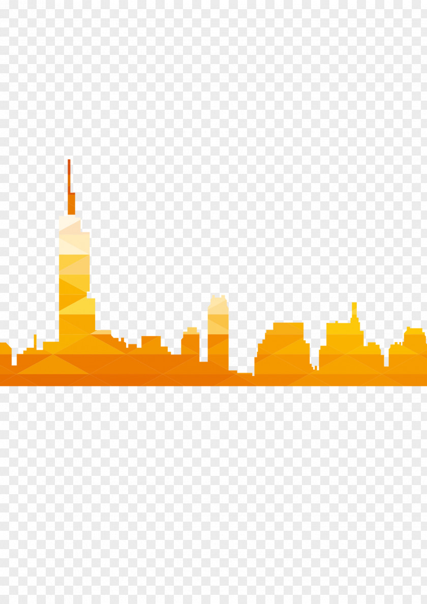 City Silhouette Sketch PNG