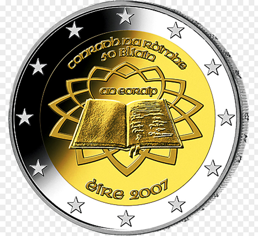 Coin 2 Euro Commemorative Coins PNG