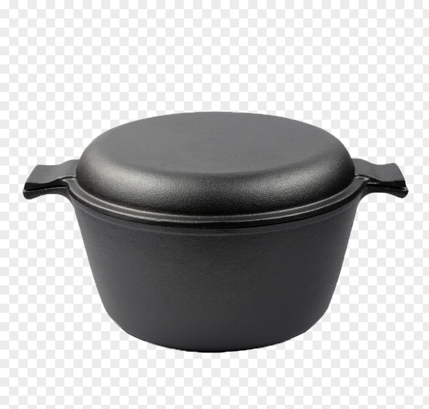 Flat-bottomed Frying Pan Multi Cooker Cast Iron Stock Pot Cast-iron Cookware PNG