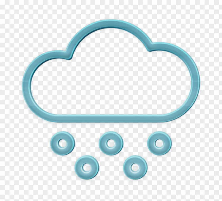 Heart Aqua Cloud Icon Snow Snowy PNG