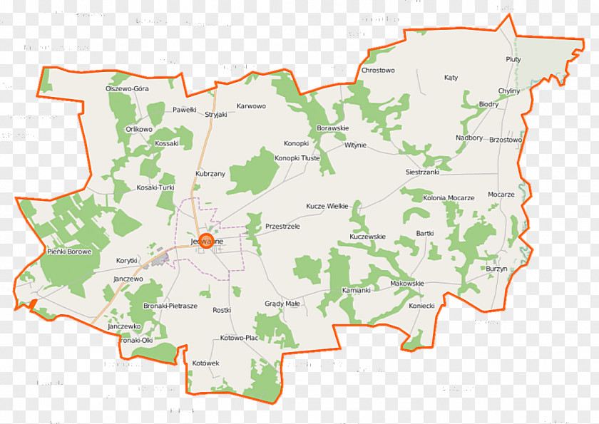 Map Jedwabne Kamianki, Łomża County Brzostowo, Podlaskie Voivodeship Burzyn, Mocarze PNG