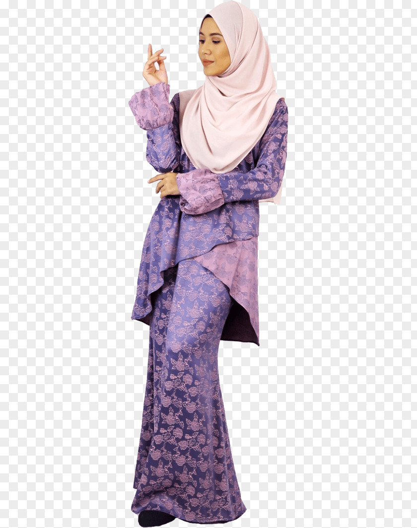 Muslimah Wear Robe Muslim Baju Kurung Blouse Thawb PNG