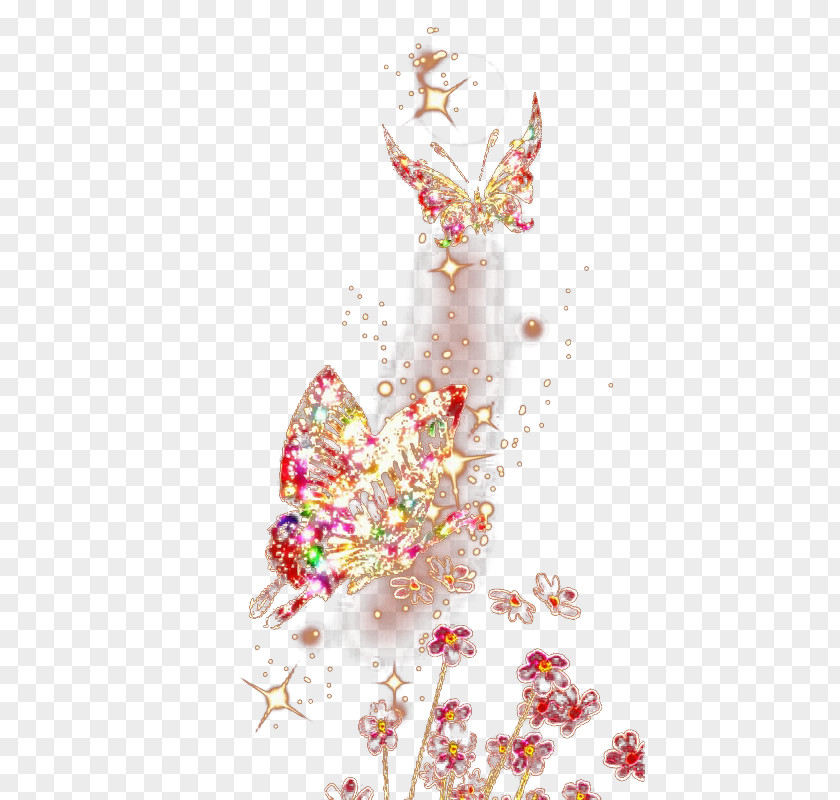 Shiny Butterfly Designer PNG
