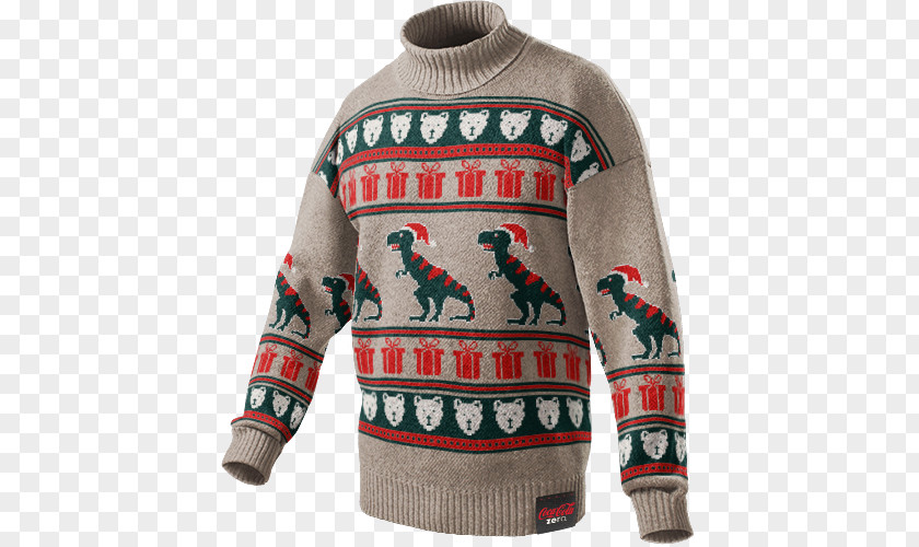 Sweater Christmas Jumper T-shirt Dinosaur PNG