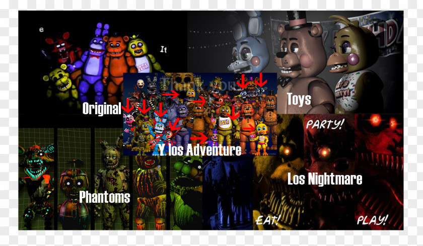 Animatronics Five Nights At Freddy's 4 Ghoul Ghost Halloween PNG