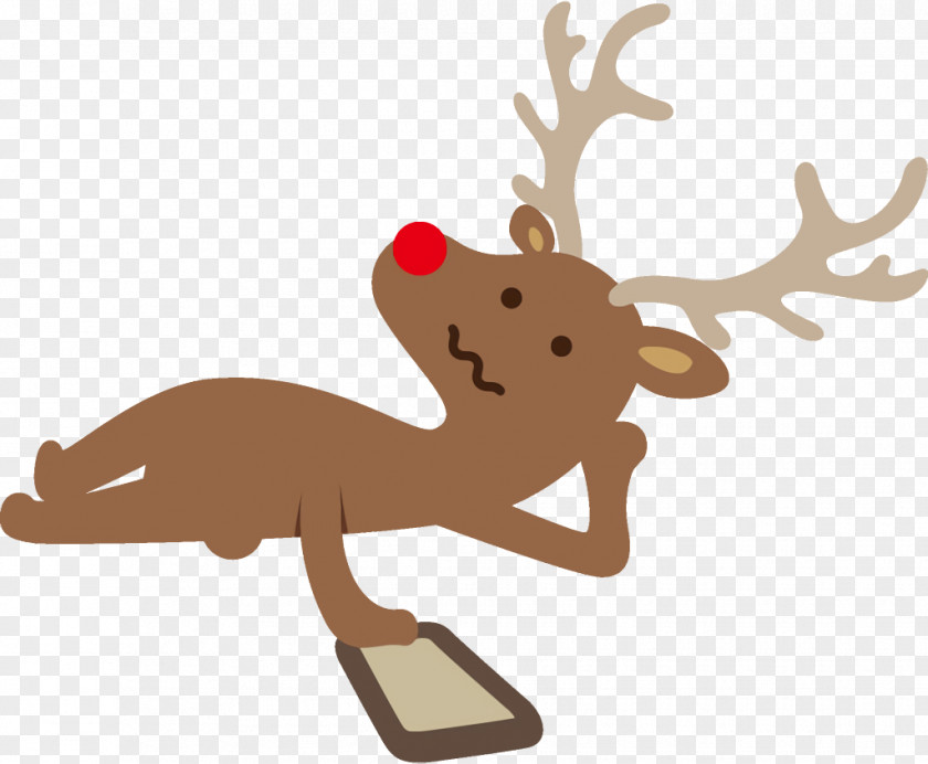 Elk Animation Reindeer Christmas PNG