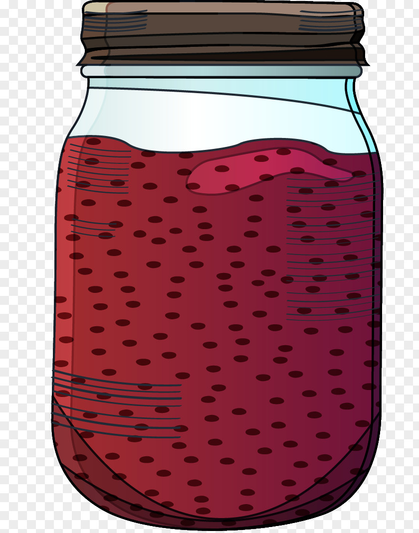 Hand-painted Glass Bottle Drinks Tea Drink PNG