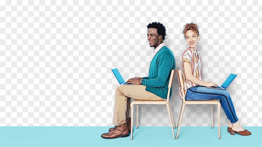 Learning Gesture Sitting Furniture Job Leisure Conversation PNG