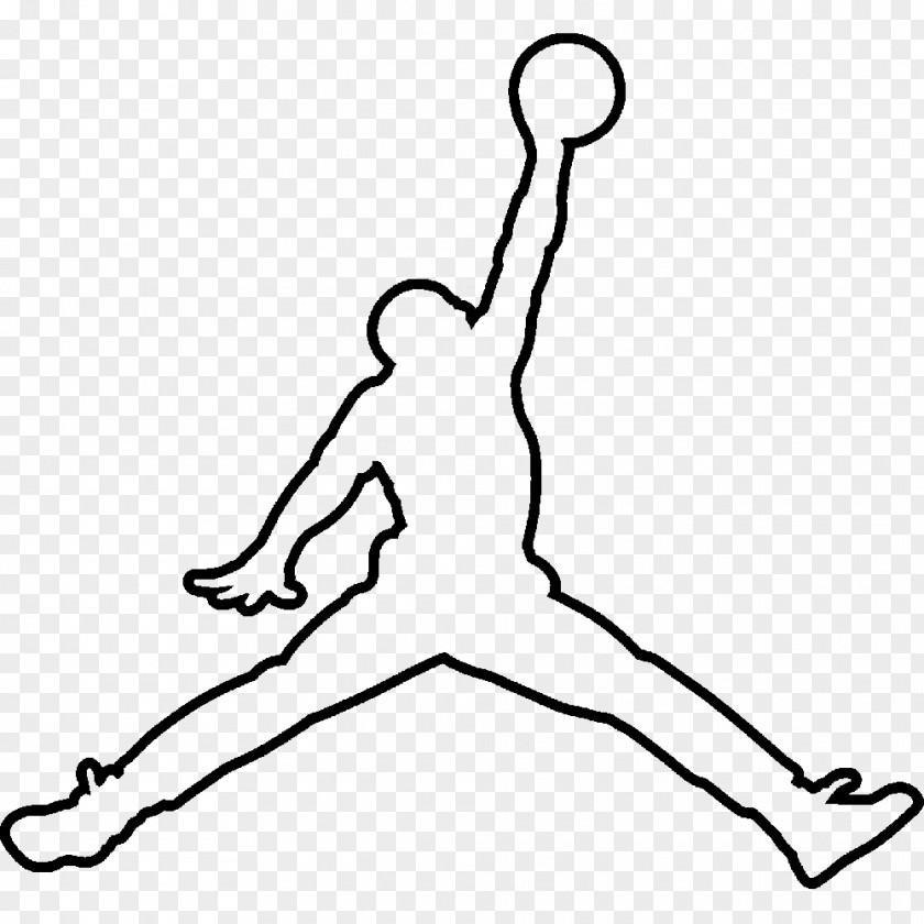 Nike Jumpman Air Jordan Logo Drawing PNG