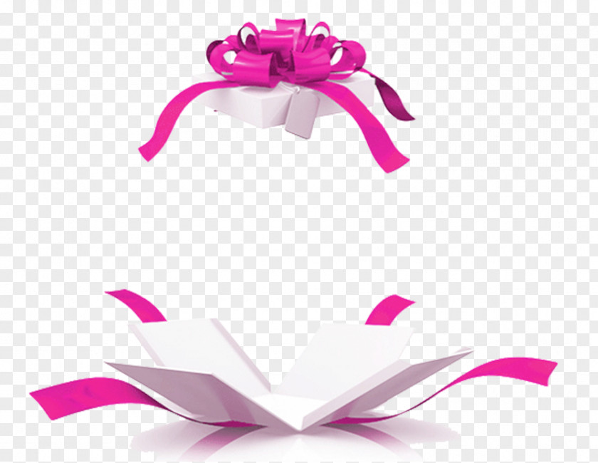 Open Gift Box Basket Tablet Computer PNG