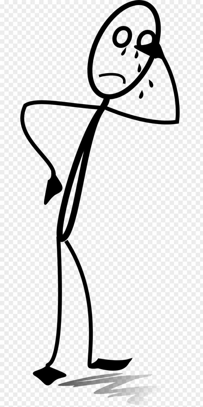 Stick Figure 3D Drawing Clip Art PNG