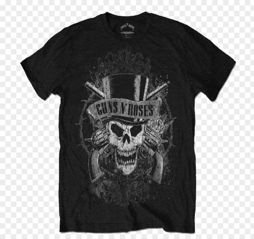 T-shirt Guns N' Roses Not In This Lifetime... Tour Greatest Hits Appetite For Destruction PNG
