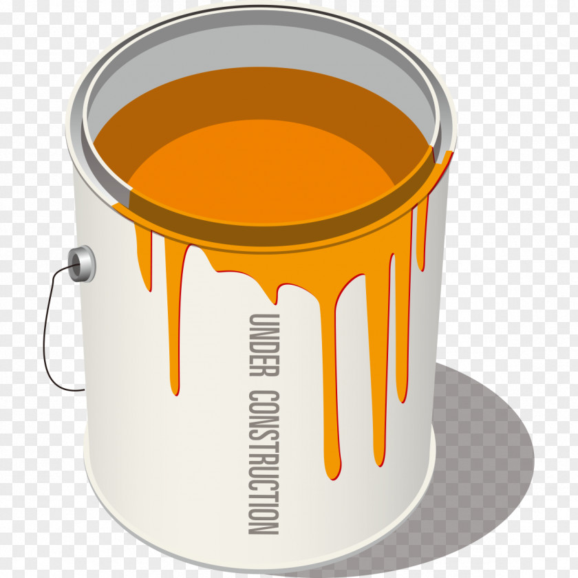 White Paint Bucket Pigment PNG