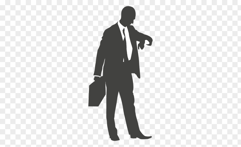 Businessman Vector Businessperson Silhouette PNG