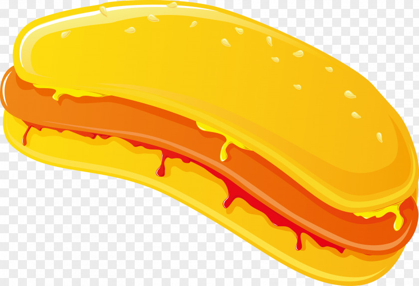 Hot Dog Vector Illustration Hamburger Fast Food Barbecue Chuan PNG