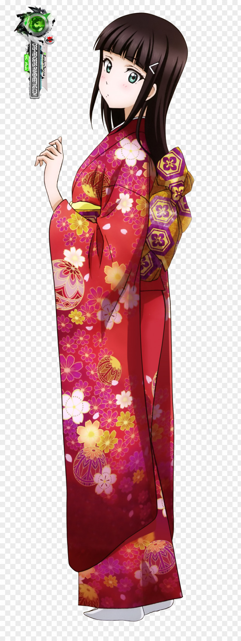 Kimono Clothing Love Live! Sunshine!! Dress PNG