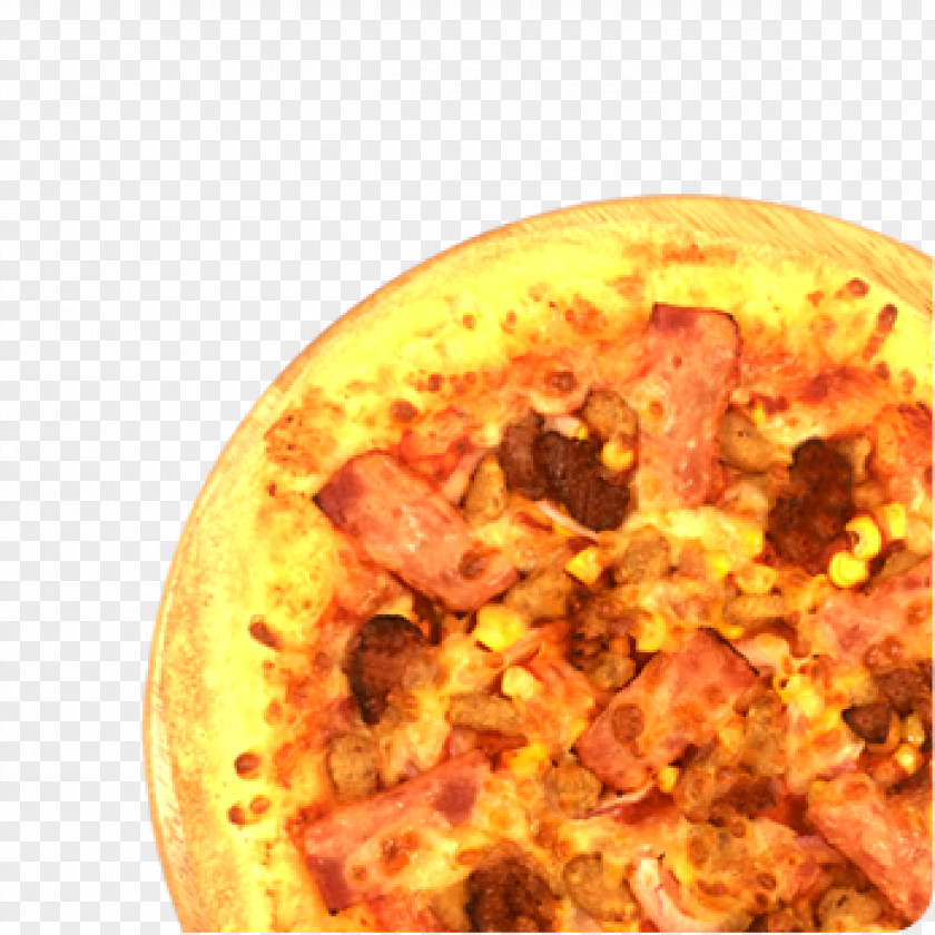 Cheese Pizza Sicilian Hamburger Bacon And Onion Pie PNG